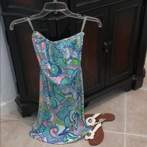 Lilly strapless dress